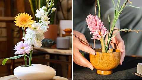 இகேபனா கலை - Japanese Flower Arrangement