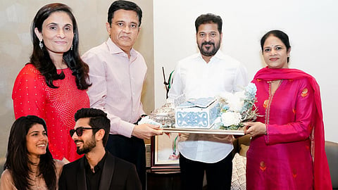 Revanth reddy and Maran family