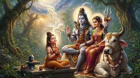 ஆன்மீக கதை | Lord shiva and Parvati and small boy