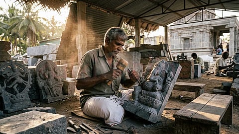 மயிலாடி சிற்பங்கள் - Myladi Stone Sculptures,