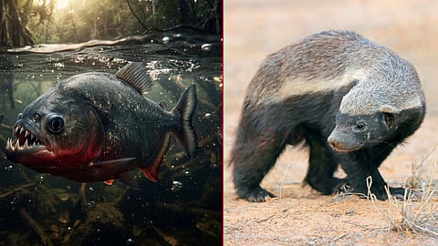 பிரானா மற்றும் ஹனி பேட்ஜர் | Piranha and Honey Badger