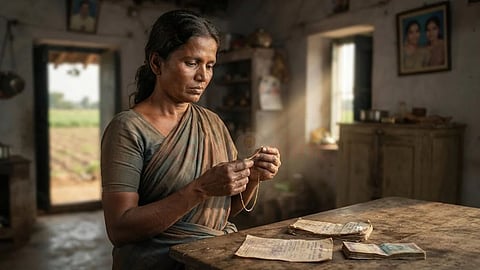 சிறுகதை | Woman with gold chain
