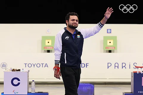 Manish Narwal bagged silver in the men's 10m air pistol SH1 event at the Paris 2024 Paralympics.