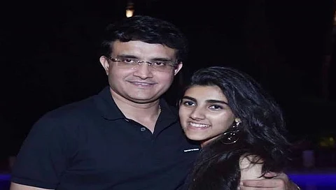 Sourav Ganguly And his Daughter Sana