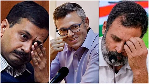 kejriwal-Omar abdullah- Rahul gandhi (file pic)