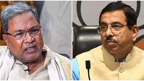 Siddaramaiah And pralhad Joshi