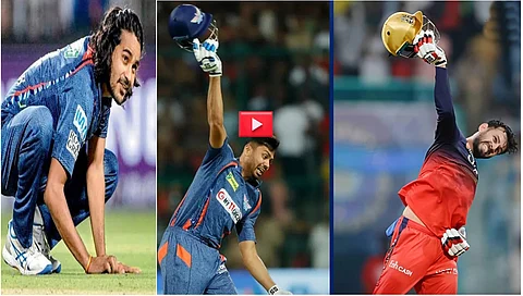 ಒಂದೇ ಪಂದ್ಯದಲ್ಲಿ ಇಬ್ಬರು LSG ಬೌಲರ್ಗಳ ಮದ ಇಳಿಸಿದ RCB ನಾಯಕ ಜಿತೇಶ್; ಅವೇಶ್ ಖಾನ್ಗೆ ತಿರುಗೇಟು; Video Viral