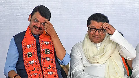 Devendra Fadnavis meets Raj Thackeray