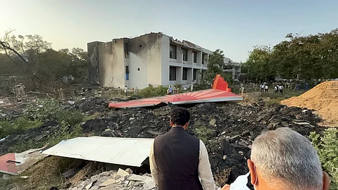 Air India Plane Crash site