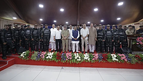 Home Minister G Parameshwara inaugurated the "Special Action Force" (SAF) at Mangaluru on Friday