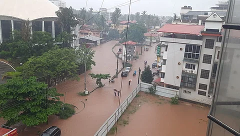 Rain disrupts normal life in Mangaluru