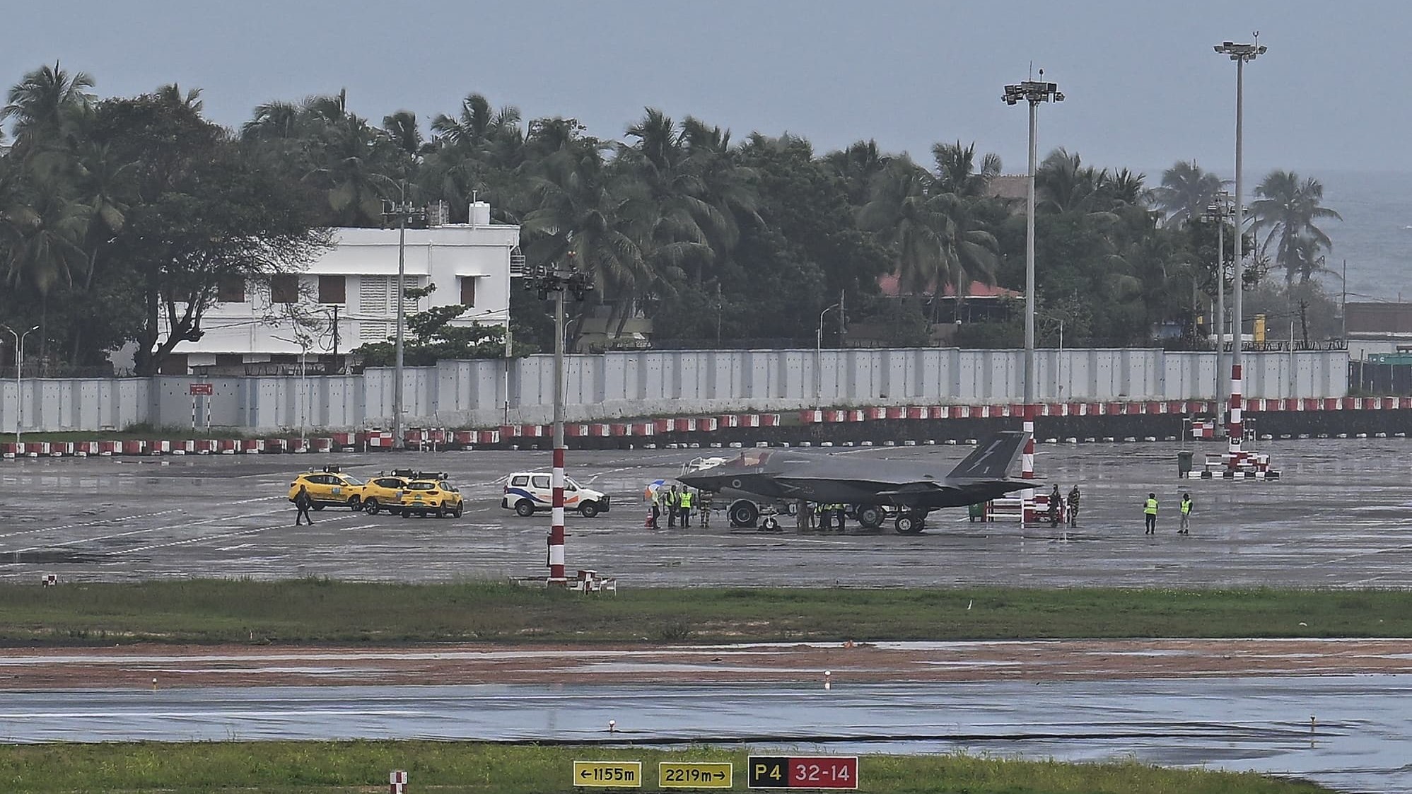 British Navy F-35 Fighter Jet Makes Emergency Landing At Kerala Airport