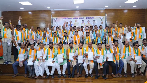 BJP state president B.Y. Vijayendra