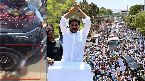Man Run Over By Jagan Mohan Reddys Vehicle