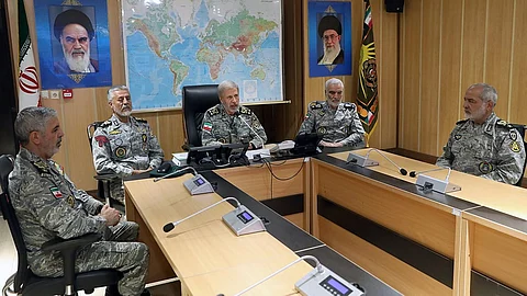 Iranian army press service briefing