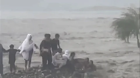 flash floods sweep away families in Pakistan