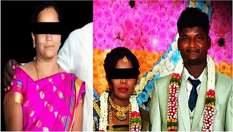 Shanta and daughter, son-in-law