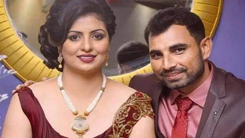 Mohammed Shami with estranged wife Hasin Jahan
