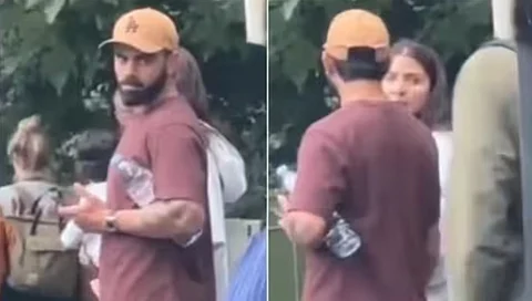 Virat Kohli with Anushka Sharma
