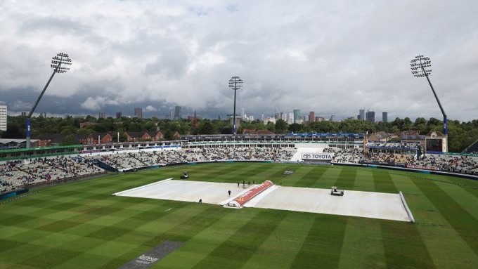 Heavy Rain In Edgbaston Delays Start