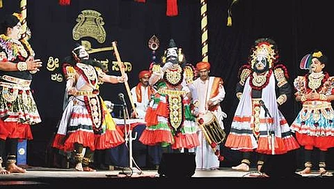 ಮಂಗಳೂರಿನಲ್ಲಿ ನಡೆದ ಯಕ್ಷಗಾನ ಪ್ರದರ್ಶನ