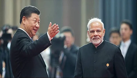China president Xi jingping and PM Modi