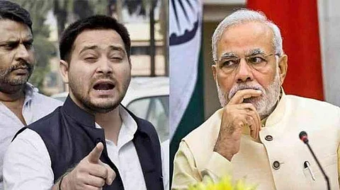 Tejashwi Yadav, Narendra Modi