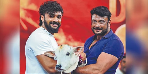 ಧನ್ವೀರ್ಗೆ ಕರುವನ್ನು ಗಿಫ್ಟ್ ಆಗಿ ನೀಡಿದ ನಟ ದರ್ಶನ್