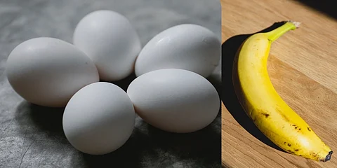 ಮೊಟ್ಟೆ - ಬಾಳೆಹಣ್ಣು