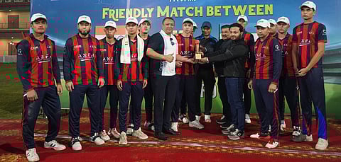 Uzbekistan National Team & Kanpur Administration Cricket Match At TSH