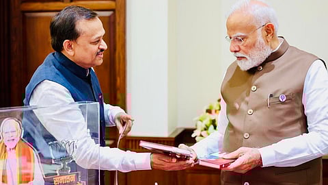 Kanpur Lok Sabha MP Shri Ramesh Awasthi met India's distinguished Prime Minister Shri Narendra Modi on March 28 in Delhi