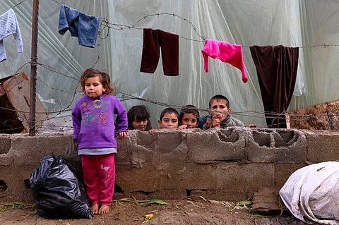 A file photo of children in Gaza on Children's Day. Photo/anera.org