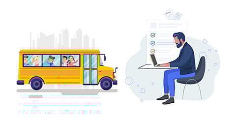 School education. Image is representational