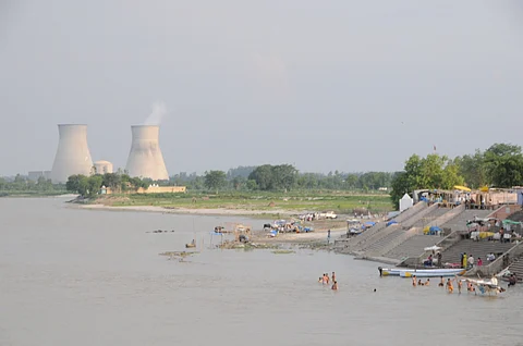 Narora Nuclear Power Plant near the Ganges River in Uttar Pradesh, India.