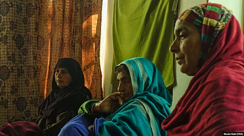 Fatima Begum continues to mourn the death of her daughter, who was murdered and dismembered in March 2023 in the Soibugh area of Budgam district in the Indian side of Kashmir. Begum receives frequent visits from relatives and neighbors.