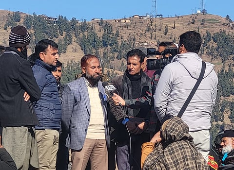 ADM Kotranka briefing media about the visit of Inter-Ministerial Team.