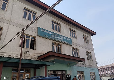 Community General Hospital Unit, SMHS Hospital, where IMHANS is based in Srinagar.