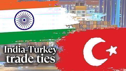 Graphic is representational in India-Turkey trade ties.