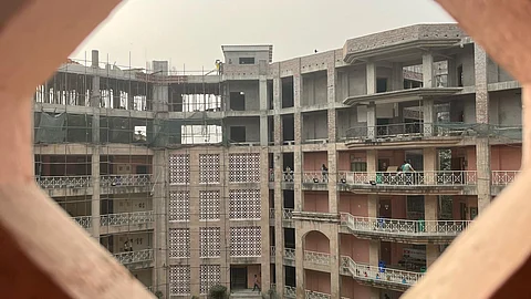 A view of NUJS academic block in Kolkata.
