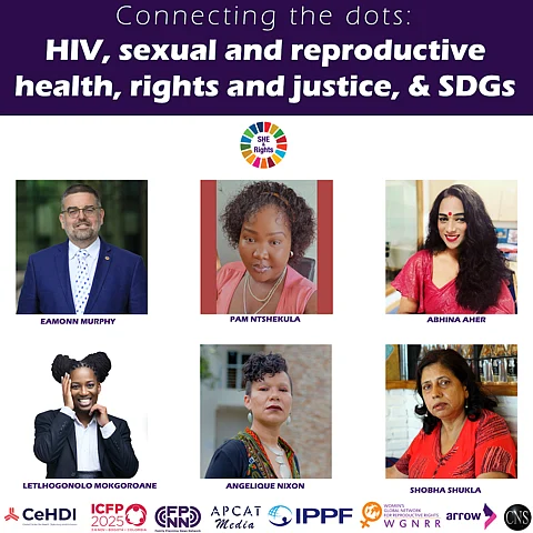 A poster about rights equality promoted by SHE and Rights.