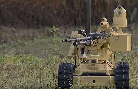 China replaces soldiers with machinegun-carrying robots in Tibet. Image is representational.