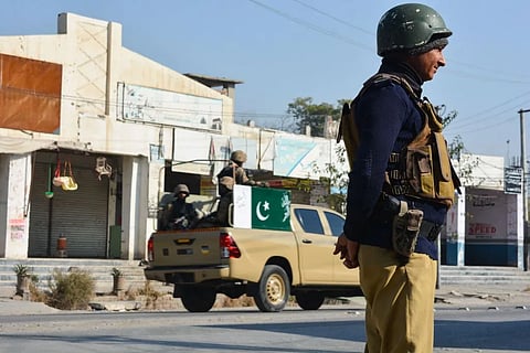 A file photo of Pakistan security force personnel deployed in a Pakistani city. Image is representational.