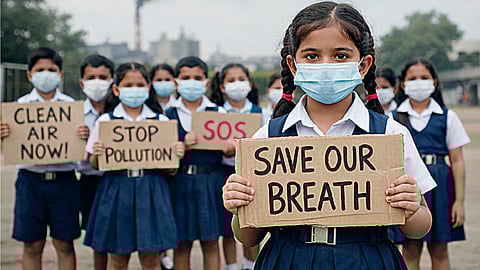 Over 1,600 students from four schools are breathing ‘carcinogenic’ air due to a nearby coal tar plant in Kishanpur village, Jammu.