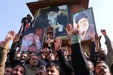 Mourners gather in front of Lal Chowk in Srinagar to express grief over the death of Iran’s Supreme Leader Ayatollah Ali Khamenei. Image is representational.