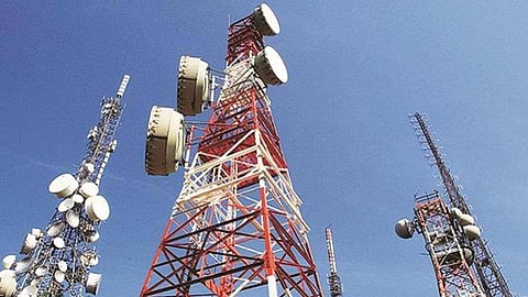 Telecommunication towers in Kashmir. The image is representational.