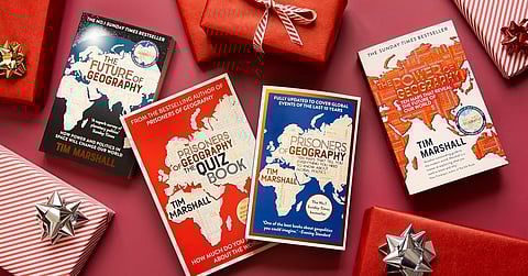 A series of books 'Prisoners of Geography' by Tim Marshall.