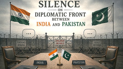 Silence on India-Pakistan diplomatic front. Image is representational.