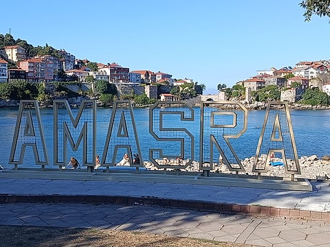 A view of the Amasra town in Turkiye.