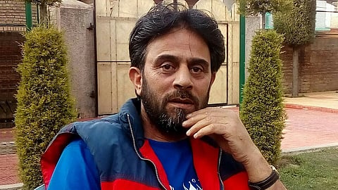 A file photo of Mukhtar Baba, Kashmiri Hurriyat leader and former journalist.