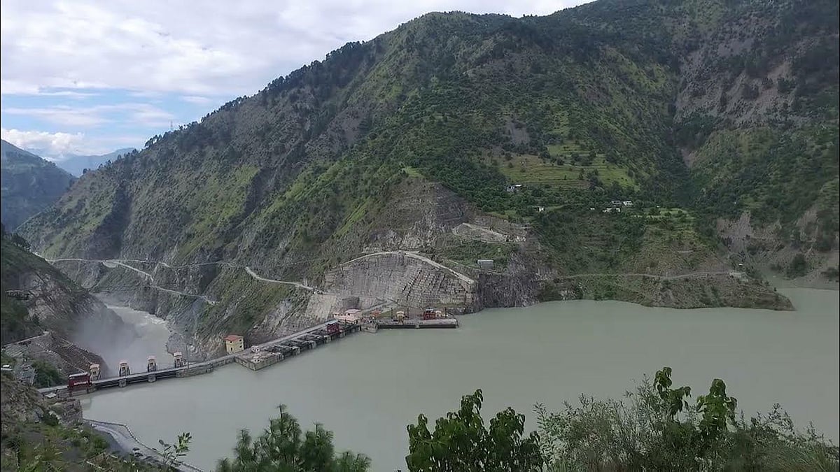 A file photo of Baglihar Dam across Chenab River near Chanderkote in Doda district of Jammu and Kashmir state in India.